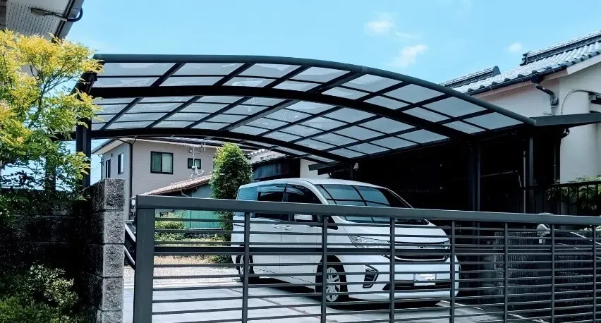 車の出し入れもスムーズに